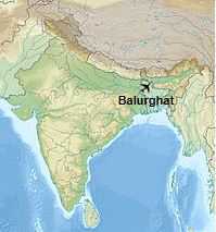 Balurghat Airport Location