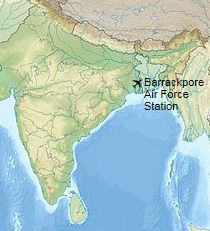Barrackpore Air Force Station Location