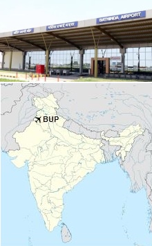 Bathinda Airport Terminal & Location