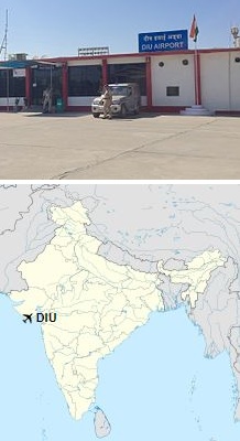 Diu Airport Terminal & Location