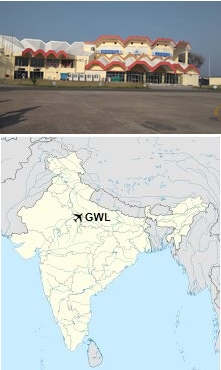 Gwalior Airport Location
