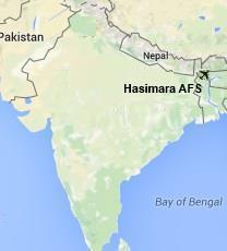 Hasimara Air Force Station Location