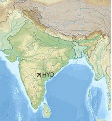 Rajiv Gandhi Int'l Airport (Hyderabad Airport) Location