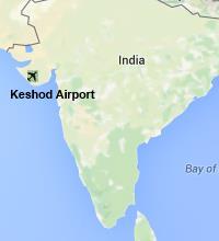 Keshod Airport Location