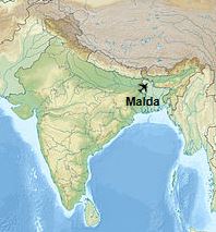 Malda Airport Location