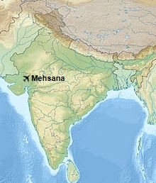Mehsana Airport Location