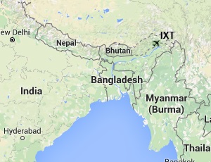 Pasighat Airport Location Map