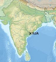 Rajahmundry Airport Location Map