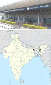 Shillong Airport Terminal & Location