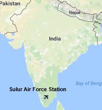 Sulur Air Force Station Location