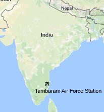 Tambaram Air Force Station Location