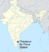 Thanjavur Air Force Station Location