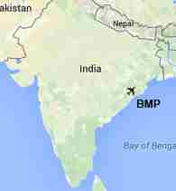 Berhampur Airport Location