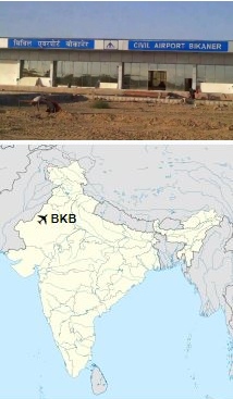 Bikaner Airport Terminal & Location