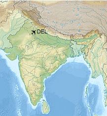 Indira Gandhi Int'l Airport (Delhi Airport) Location
