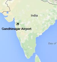 Gandhinagar Airport Location