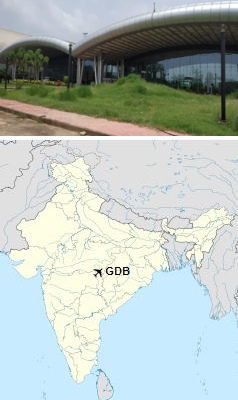 Gondia Airport Terminal & Location