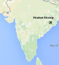 Hirakud Airstrip Location