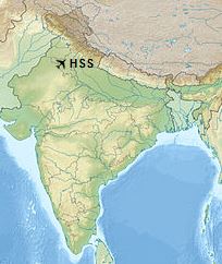 Hisar Airport Location