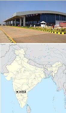 Hubli Airport Terminal & Location