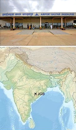 Jagdalpur Airport Terminal & Location