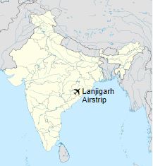 Lanjigarh Airstrip Location