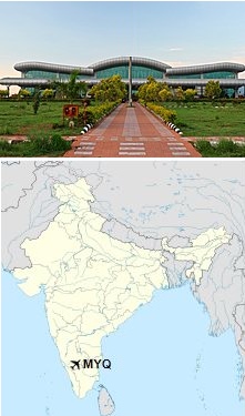 Mysore Airport Terminal & Location