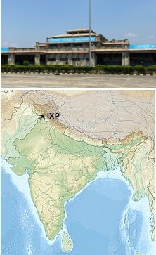 Pathankot Airport Terminal & Location