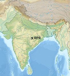 Dr. Babasaheb Ambedkar (Raipur Airport) Location
