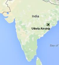 Utkela Airstrip Location