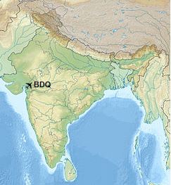 Vadodara Airport Location